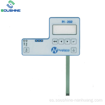 Teclado de membrana luminoscope de la solución de seguridad y salud de Hygiena